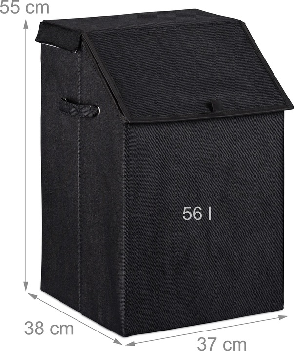 Actual product image Relaxdays Rectangular Hamper (56 l)