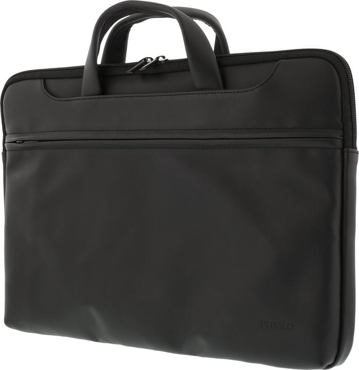 Deltaco custodia per laptop fino a 15,6", pelle PU, nero (15.60", Universale)