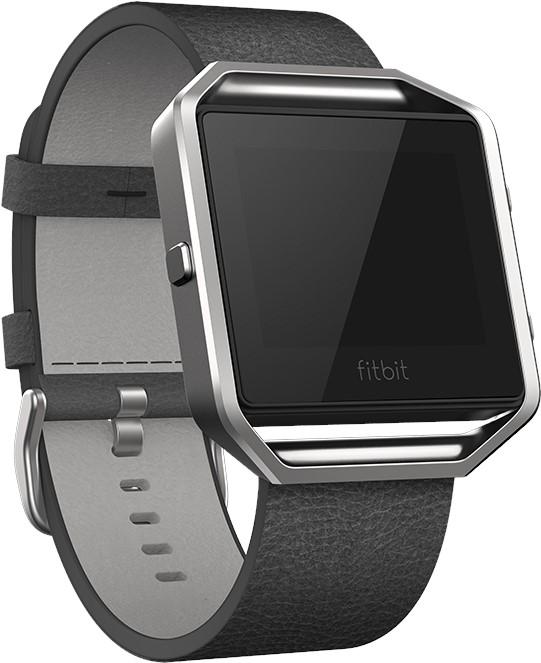 Image du produit Fitbit Bracelet en cuir Blaze avec cadre (Cuir véritable, Flamboyer)