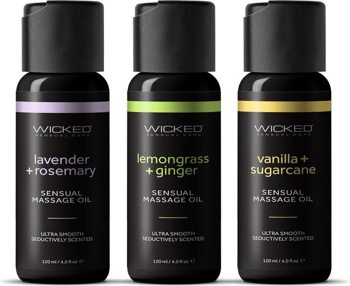 Produktbild Wicked Sensual Care wicked sensual massage oil vanilla sugarcane 120ml (120 ml)