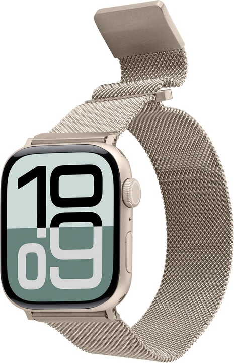 Actual product image Cellularline Steel Band - Apple Watch (38 mm, 40 mm, 41 mm, Stainless steel, Apple Watch Series 1, Apple Watch Series 2, Apple Watch Series 3, Apple Watch Series 4, Apple Watch Series 5, Apple Watch Series 6, Apple Watch Series 7, Apple Watch Series 8, Apple Watch Series 9, Apple Watch SE)