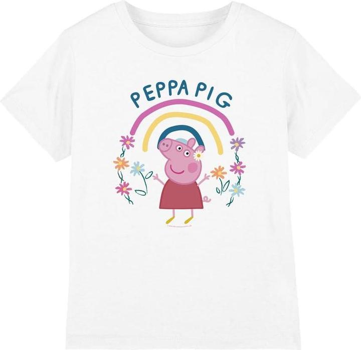 Immagine prodotto Peppa Pig Maglietta Arcobaleno Floreale Bambini (128)