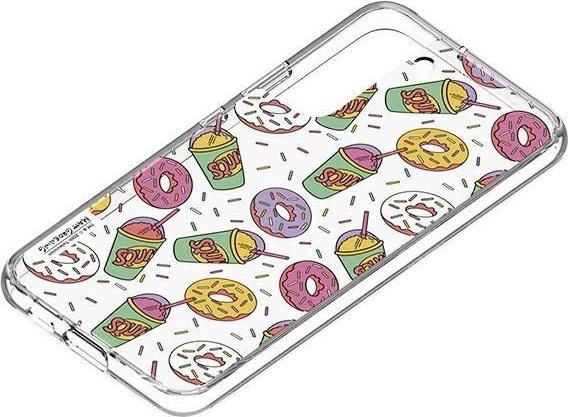 Produktbild Samsung Panel GP-TOU021HOOPW do etui Frame Cover do Galaxy S22+ Simpsons Donut biały/white (Samsung Galaxy S22+)