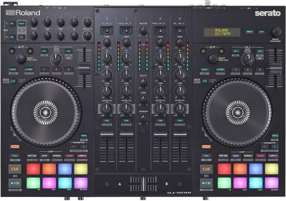 Produktbild Roland DJ-707M DJ-Controller mit Ständer Schwarz