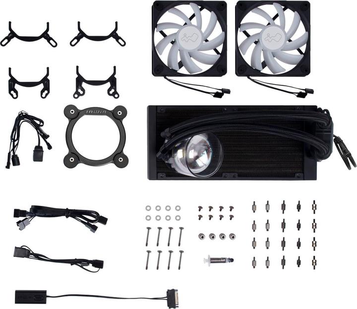 Immagine prodotto In Win Kit Watercooling AIO NR RGB - 240 mm (Noir)