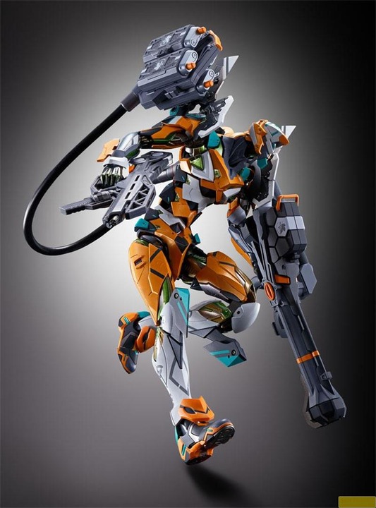 Actual product image Bandai Neon Genesis Evangelion figurine Diecast Metal Build EVA-00/00' Prototype 22 cm