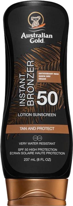 Australian Gold Lotion met bronzer (Zonnebrandlotion, SPF 50, 237 ml, 237 g)
