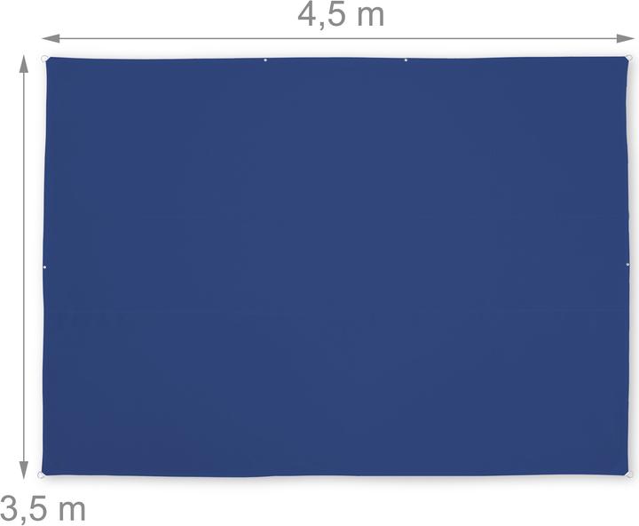 Actual product image Relaxdays Shade sail (450 x 350 x 0.1 cm)