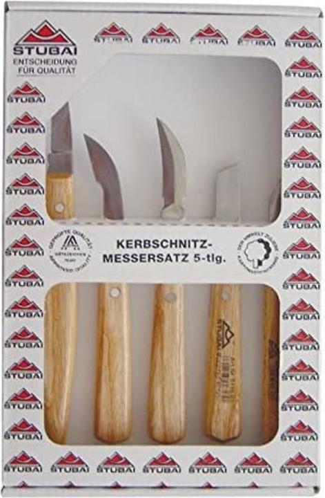 Produktbild Stubai Kerbschnitzmesser-Satz, 5-tlg.