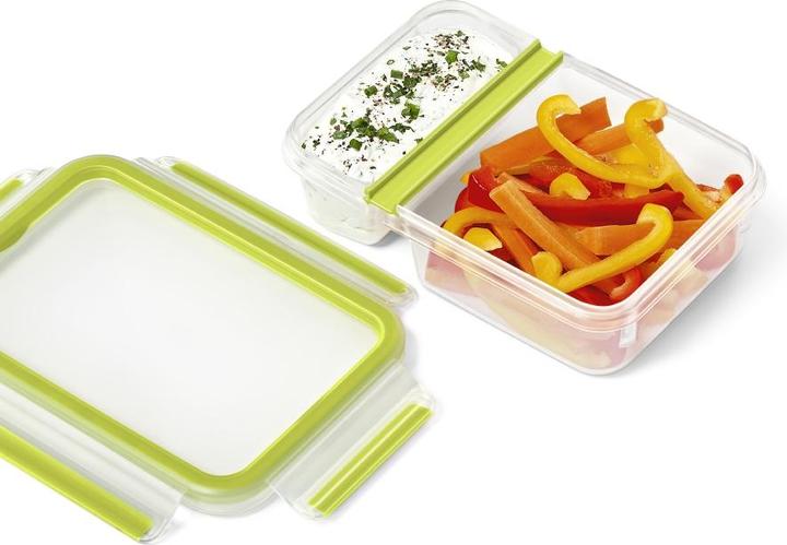 Actual product image Tefal K31007 lunch box Lunch container 0.6 L Green, Transparent