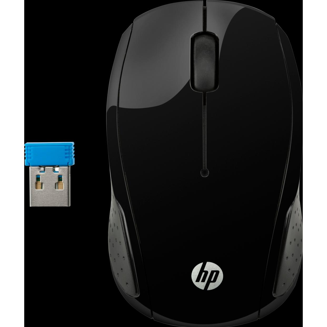 Thumbnail - HP 200 (Kabellos), Maus, Schwarz