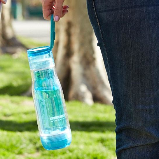Produktbild ZOKU Trinkflasche Glass Core 475ml Blue (0.48 l)