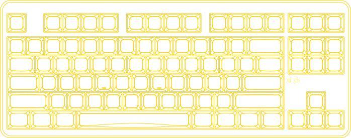 Image du produit Hator Rockfall 3 TKL Wireless (ING. Int., Filaire, Sans fil)