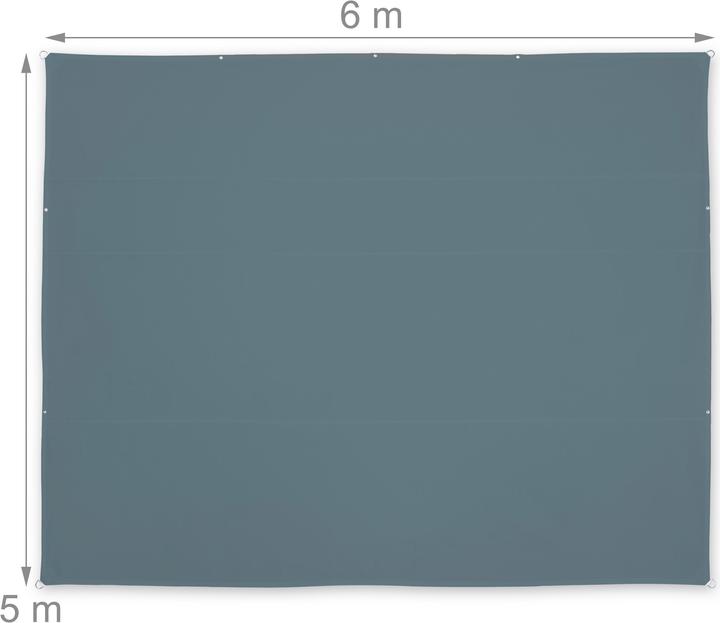 Image du produit Relaxdays Voile d'ombrage (600 x 500 x 0,1 cm)
