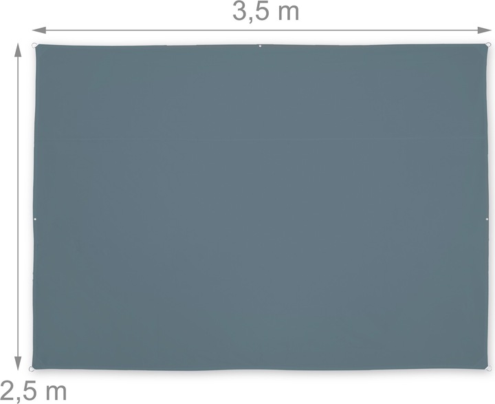 Actual product image Relaxdays Sunshade (350 x 250 cm)