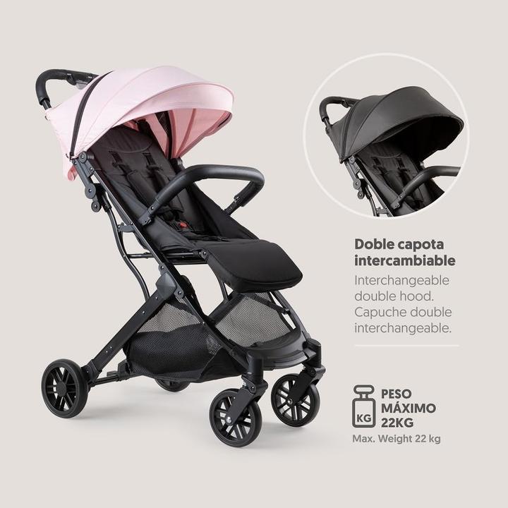 Actual product image Interbaby Ultralight Comfortable Convertible Stroller with Interchangeable Hood
