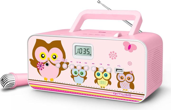 Image du produit Muse CD-Radio für Kinder mit Mikrofon
