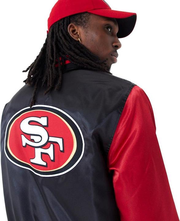 Immagine prodotto New Era Bomber in raso Varsity San Francisco 49ers - L (L)