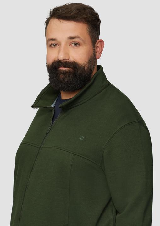 Produktbild s.Oliver Sweatshirt Jacke Sweatjacke mit Stehkragen (4XL)