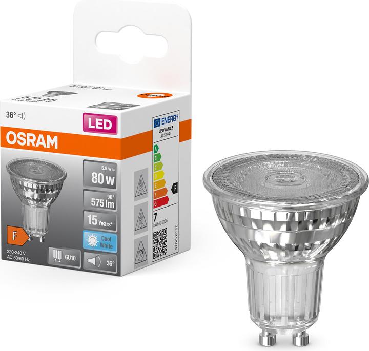 Immagine prodotto Osram Star Par 16 (GU10, 6.90 W, 575 lm, 1 x, F)