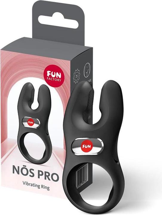 Actual product image Fun Factory - Nos Pro Vibrierender Pennisring Schwarz (4.30 cm)