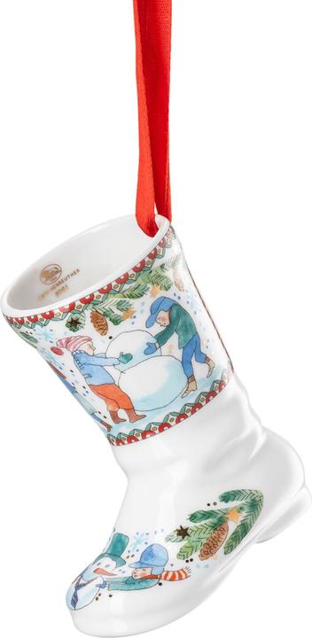 Hutschenreuther Porzellanstiefel - Weihnachtsstiefel 25 - Christmas boot (1x)