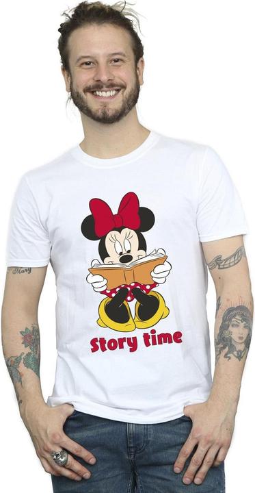 Actual product image Disney Mens Minnie Mouse Story Time T-Shirt (5XL)