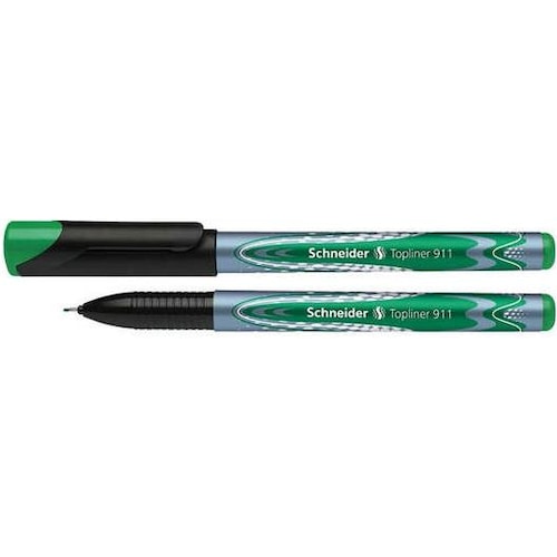 Schneider, Schreibstifte, Fineliner Topliner 911 (Grün, Green, 1 x)