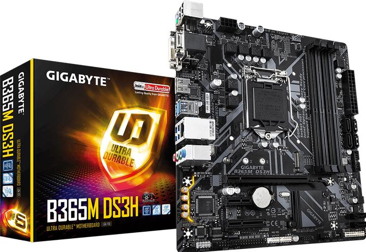 Actual product image Gigabyte B365M DS3H (LGA 1151, Intel B365, mATX)