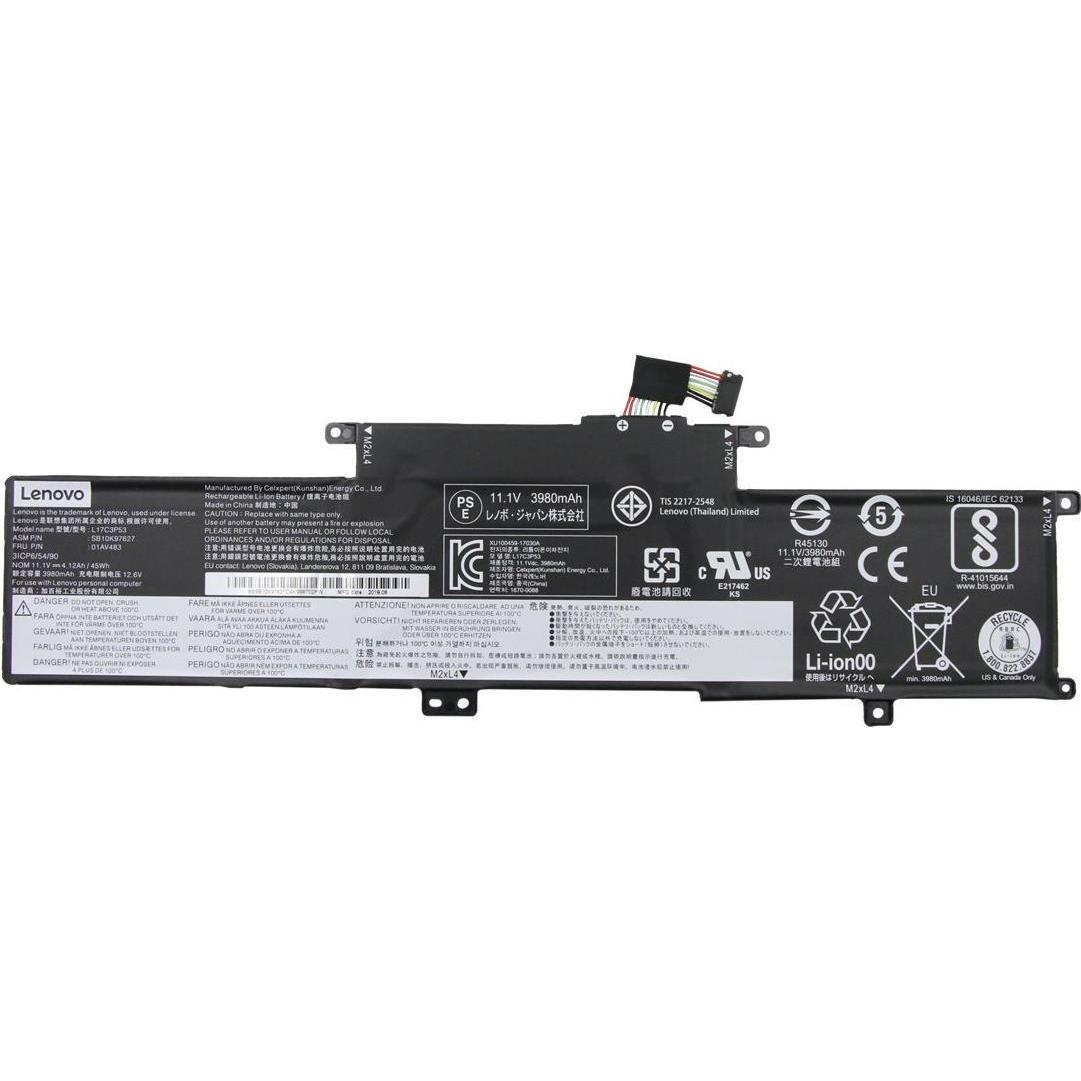 Lenovo Battery Pack Li-Ion 4.05Ah (3 Zellen, 4120 mAh), Notebook Akku, Schwarz