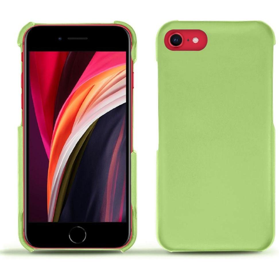 Noreve Lederschutzhülle (Apple iPhone SE (2nd Gen), Apple iPhone SE (3rd Gen)), Smartphone Hülle, Grün