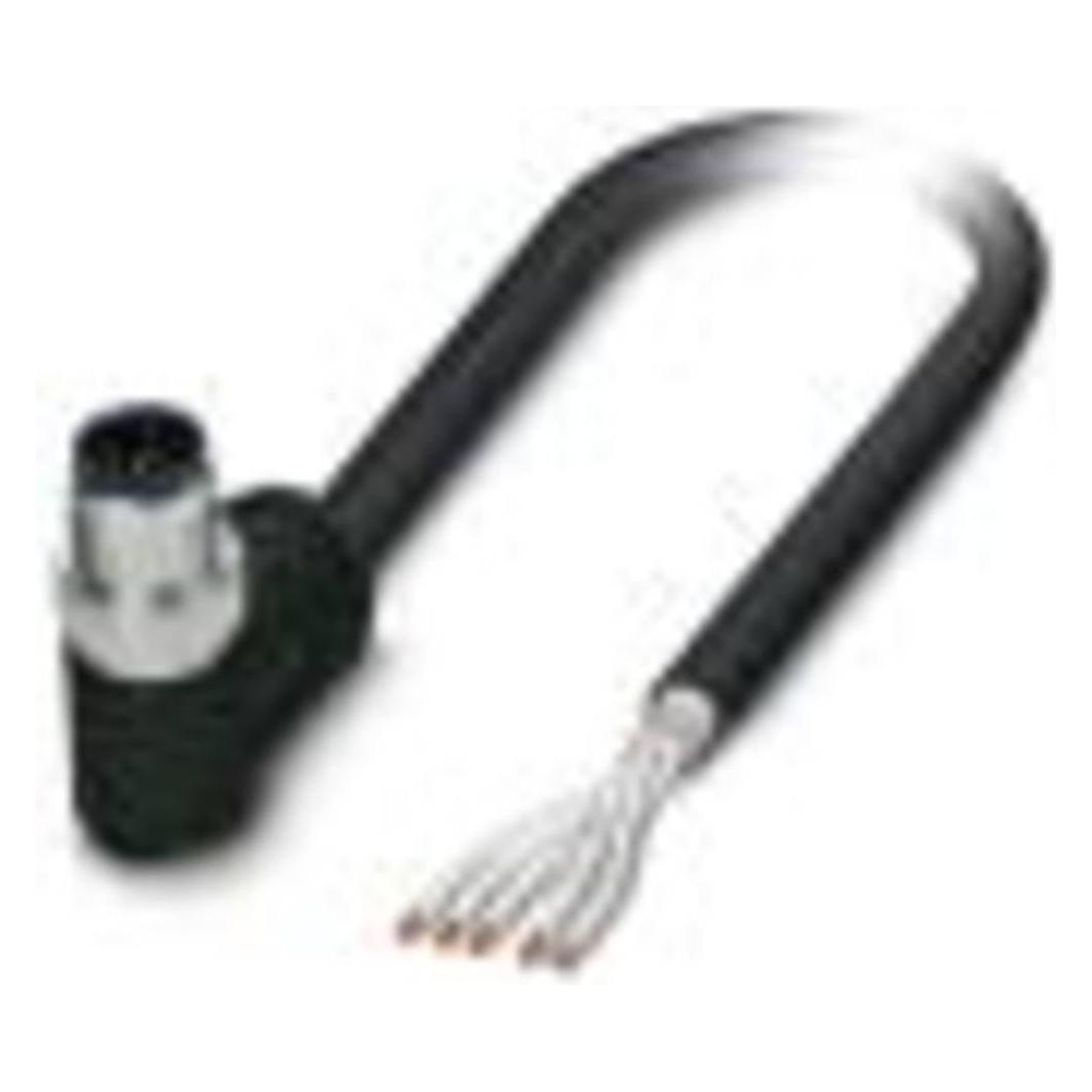 Phoenix Contact Nero 1407330 Connettore Sensore/Attuatore, Assemblato 10 M Numero Di Poli: 5 1 Pz., Cavo + Spina Elettrica,