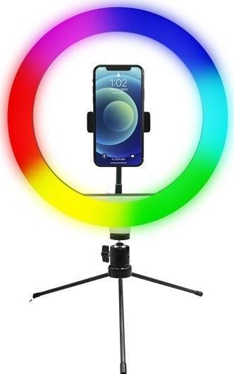 Actual product image Wp Ring light Powerton 10" Studio ring light, RGB LED, low light, adjustable light colour and inte (Ring light, Studio light)