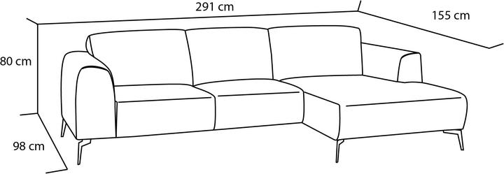 Image du produit Trendmanufaktur Calvaro (Canapé d’angle)