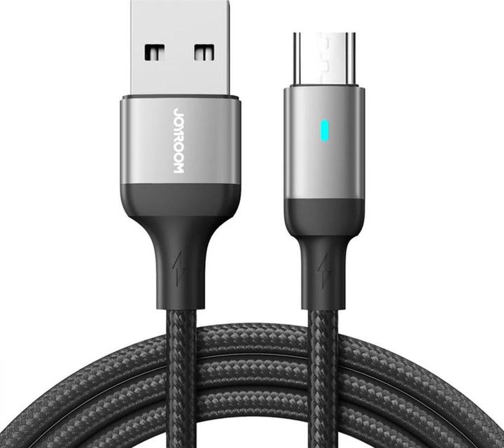 Produktbild Joyroom S-UM018A10 Extraordinary Series 2.4A USB-A to Micro Fast Charging Data Cable 1.2m-Black (1.20 m, USB 2.0)