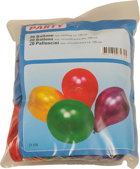 Produktbild Party Ballone rund 120cm 20Stk (20 x)