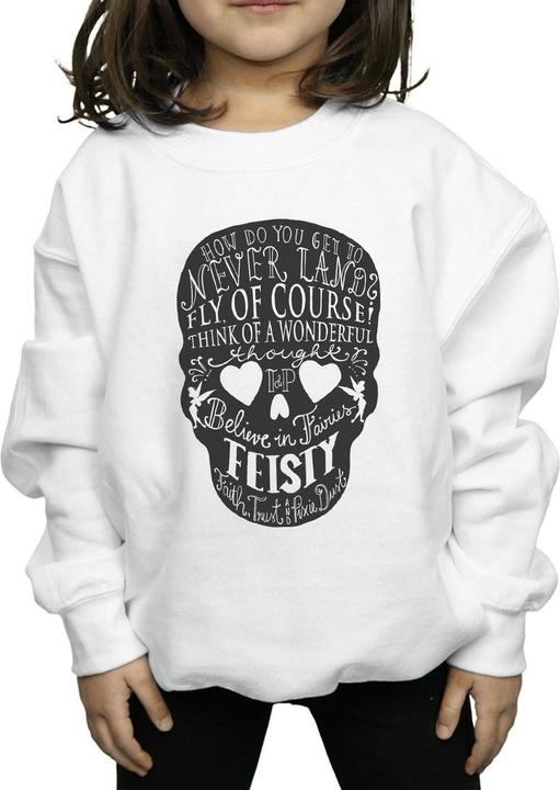 Immagine prodotto Disney Tinker Bell Skull Felpa Ragazze (152, 158)