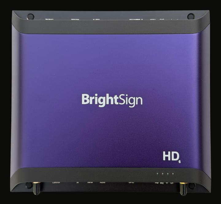 BrightSign HD1026 4K Player, USB, GPIO, Audio, microSD