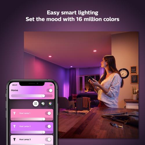 Productafbeelding Philips Hue Hue Wit & Kleur Ambiance BT (GU10, 5.70 W, 350 lm, 1 x, G)
