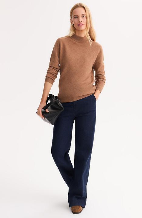 Actual product image Anne Weyburn Stand-up collar jumper (40)