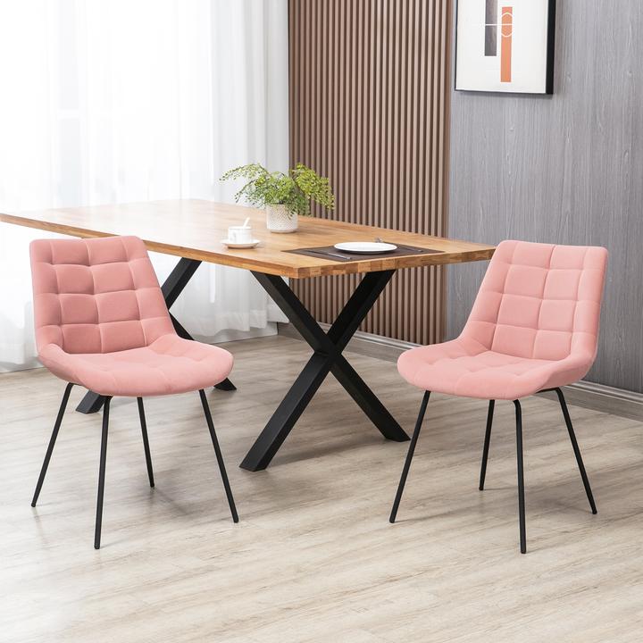 Actual product image Homcom Dining chair with soft upholstery