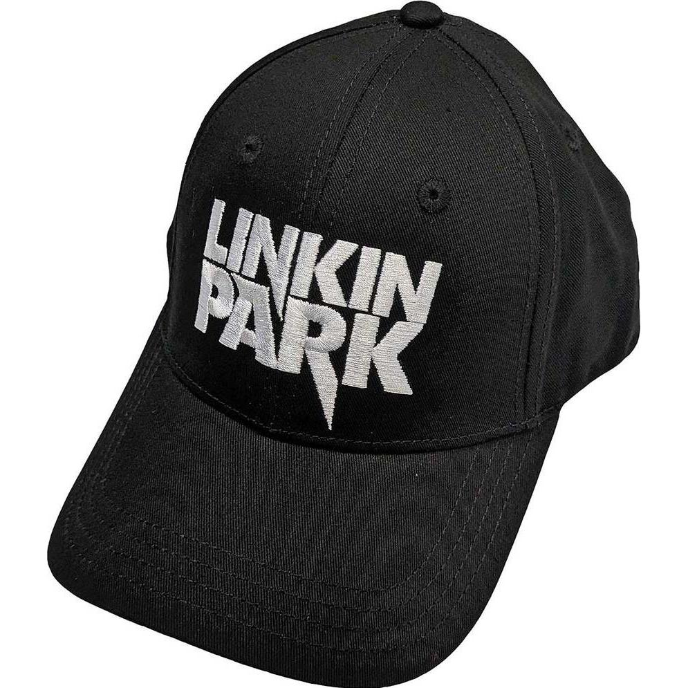 Linkin Park, Cappellino, White Logo Baseball Cap, Nero