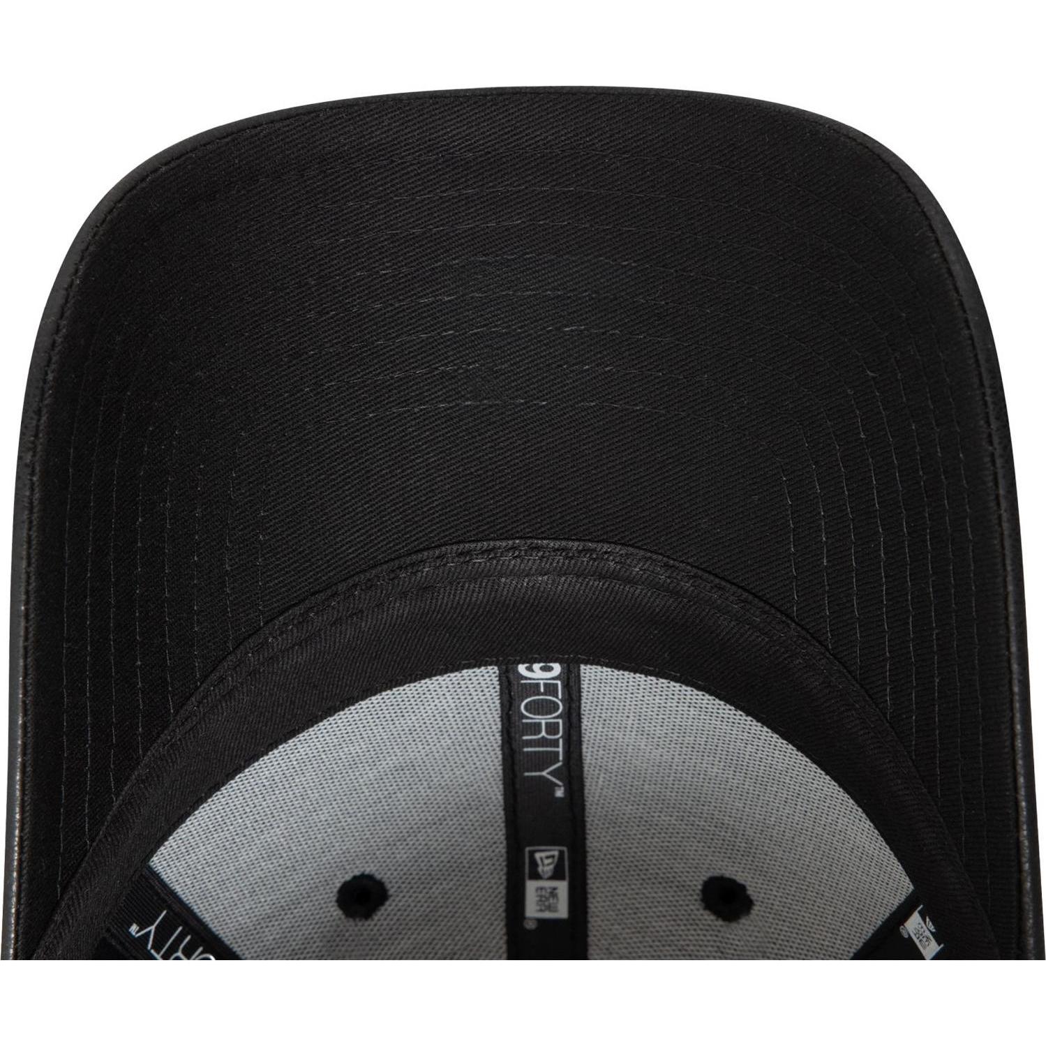 Thumbnail - New Era, Damen, Cap, 9Forty Damen Cap - Kunstleder Schirm Ny Yankees, Schwarz