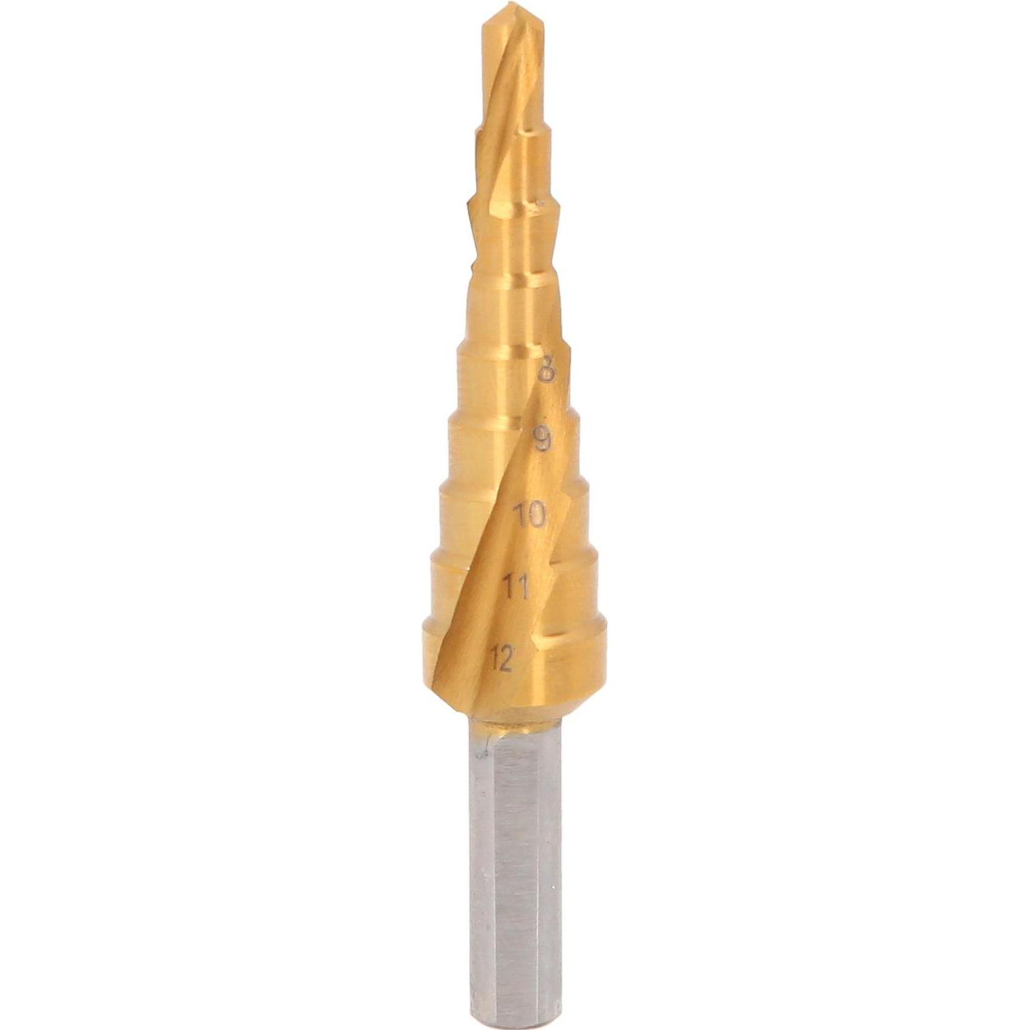 Thumbnail - KS Tools, Bohrereinsatz, HSS-TiN Stufenbohrer (12 Millimeter)