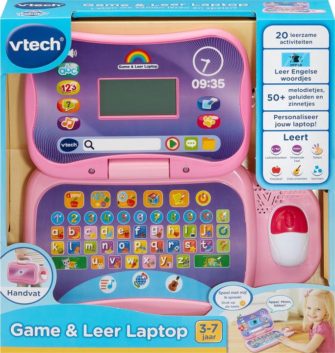 Image du produit VTech Nl Game & Learn ordinateur portable rose (Néerlandais)