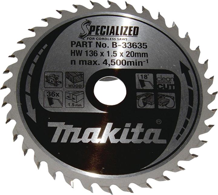 Produktbild Makita SPECIALIZED Kreissägeblatt 136