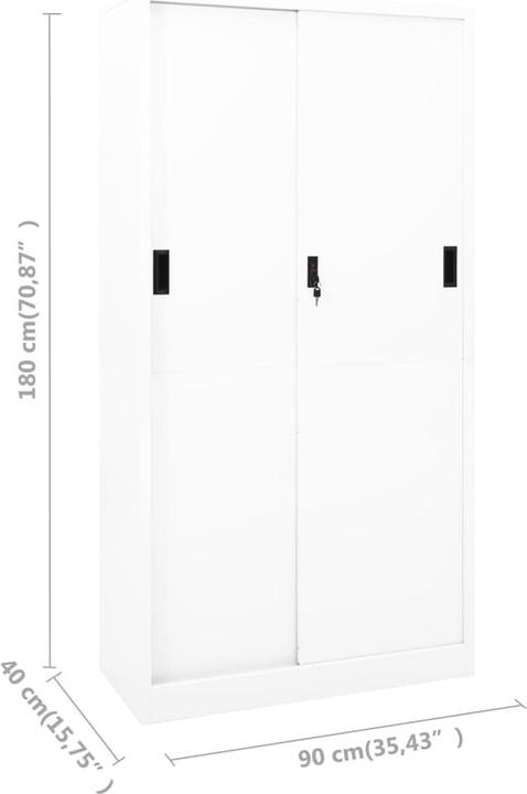 Actual product image vidaXL Yanic (90 x 40 x 180 cm)