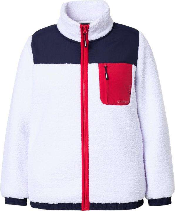 Actual product image Ulla Popken Color Block Teddy Fleece Jacket (46, 48)