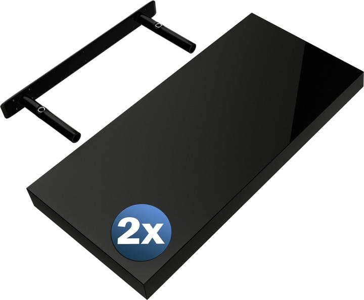 Actual product image Casaria 2x Floating Shelves (50 x 23 x 3.8 cm)