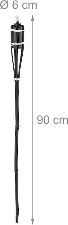 Actual product image Relaxdays Garden Torch